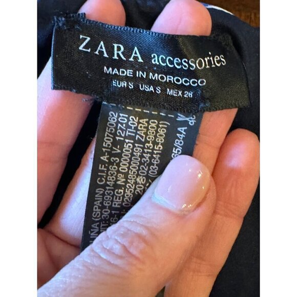 Zara Swimsuit Womens Small Blue Floral Print‎ Tropical One Piece Bathing Suit - Picture 8 of 11